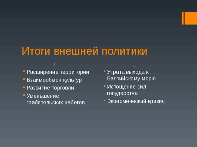 Итогом внешней. Внешняя политика Ивана Грозного итоги. Итоги внешней политики Ивана Грозного. Плюсы и минусы внешней политики. Плюсы и минусы внешней политики Ивана Грозного.