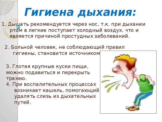 Гигиена дыхания презентация