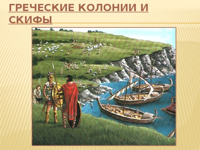 Греческие колонии и скифы   