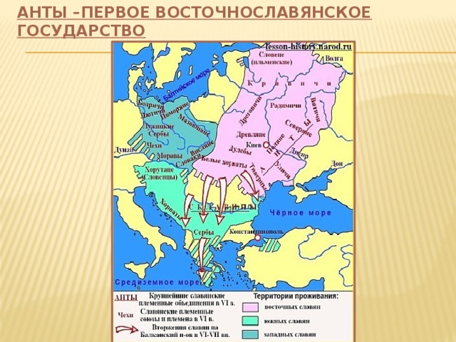 Анты –первое восточнославянское государство 