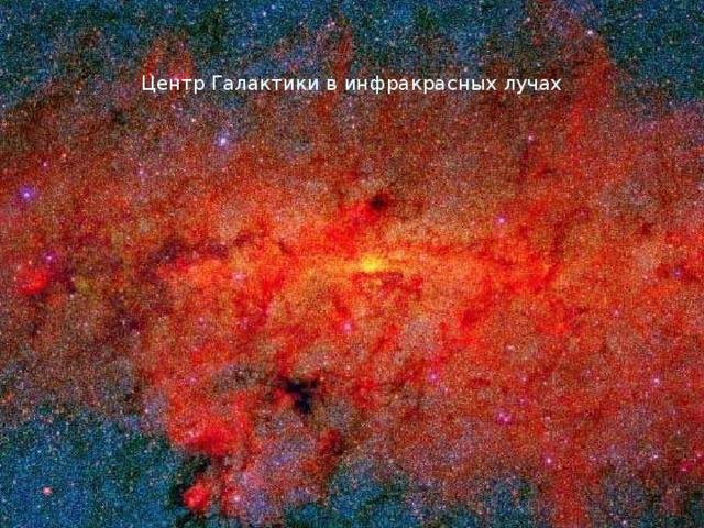 Центр Галактики в инфракрасных лучах 