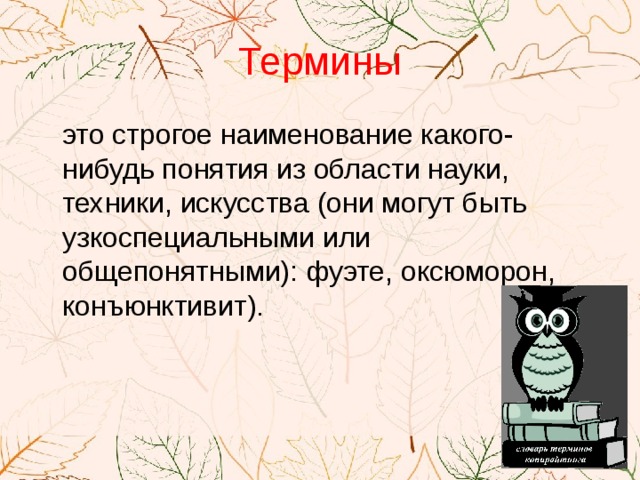 Термины 