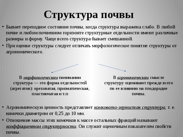 Выраженной структурой