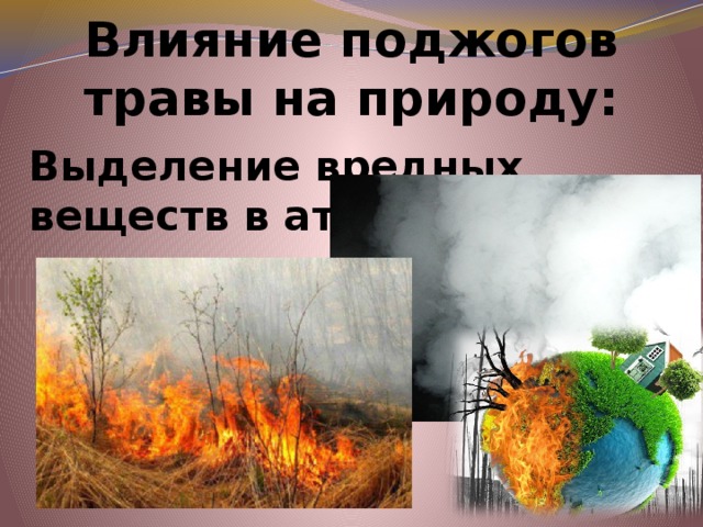 Поджог травы презентация