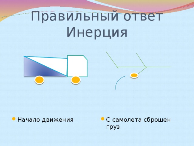 Презентация по физике 7 класс инерция