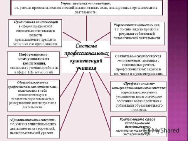 Схема профессионального развития