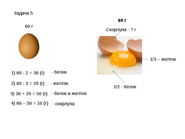 1 яйцо сколько грамм