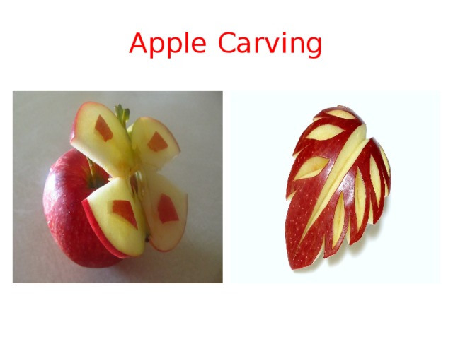 Apple Carving 