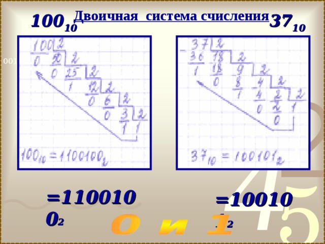 10 в двоичной системе