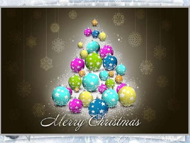 People write and send Christmas cards to their family and friends and wish a Merry Christmas. 