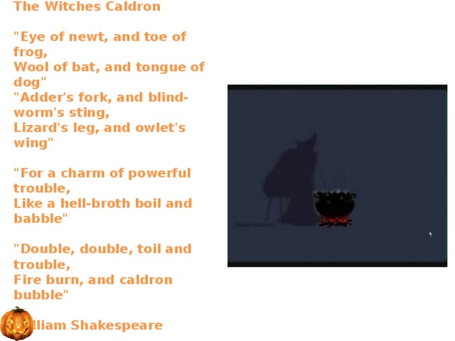 The Witches Caldron   