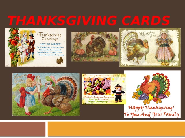 Thanksgiving CaRDS 