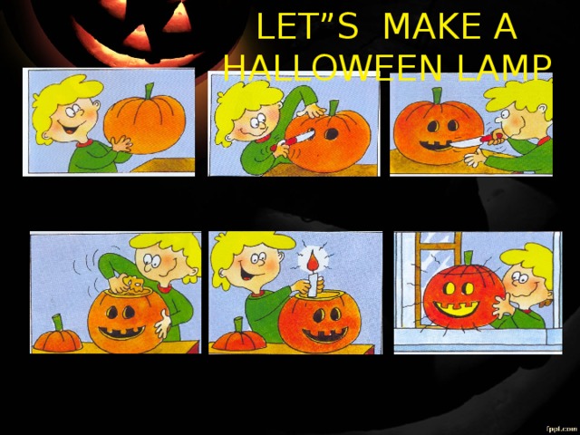 LET”S MAKE A HALLOWEEN LAMP 