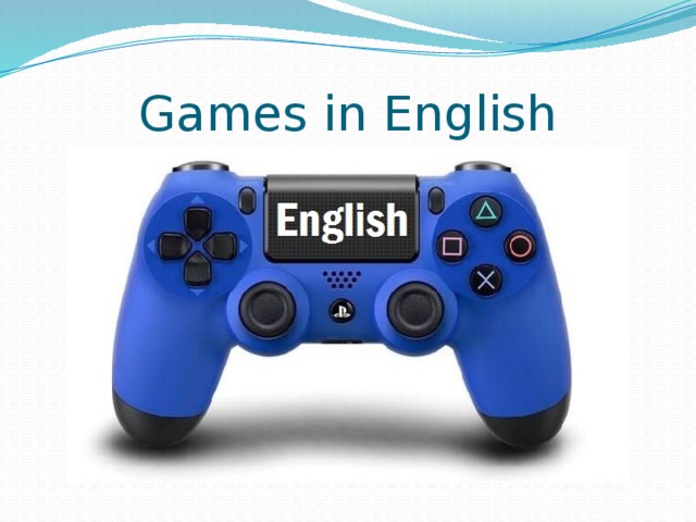 Games in English 