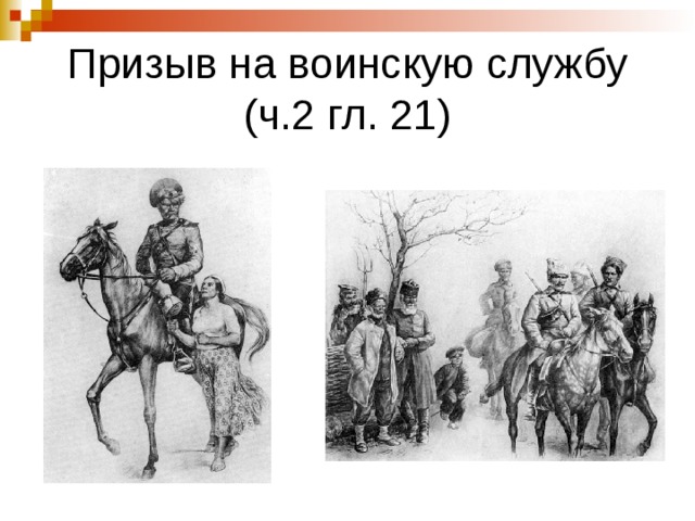 Призыв на воинскую службу (ч.2 гл. 21) 