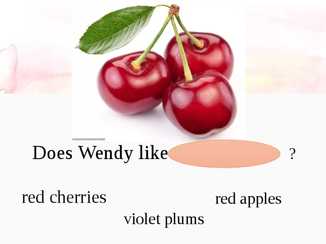 Does wendy cook well презентация 2 класс