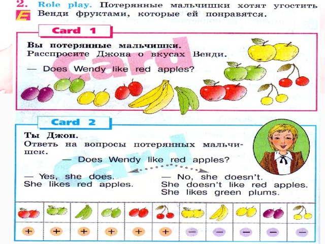 Does wendy cook well презентация 2 класс