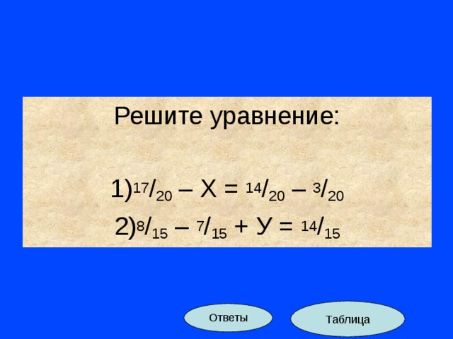 Реши уравнение y 17 6. 17/20-Х 14/20-3/20. Решите уравнение 17/20-х 14/20-3/20. Уравнение 17х-8=20х+7. Уравнение 17/20 - x =14/20 -3/20.