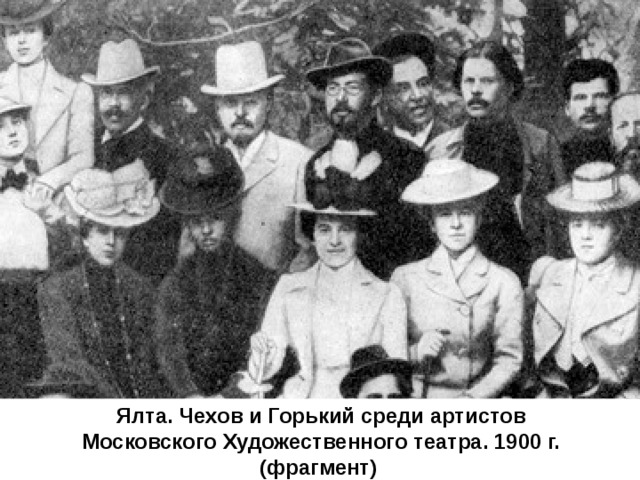 Чехов с женой О. Л. Книппер (1901 г. ) 