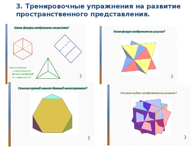 На данной картинке представлены пространственные формы