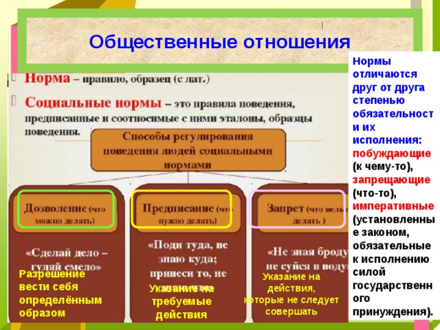 Норма разницы. Дозволение предписание запрет примеры. Социальные предписания примеры. Нормы предписания примеры. Нормы права регулируют общественные отношения.