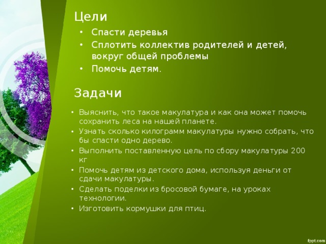 Экологические проекты для студентов колледжа