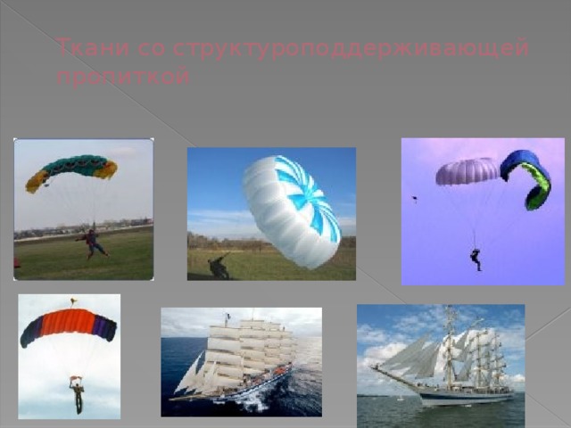 Ткани со структуроподдерживающей пропиткой 