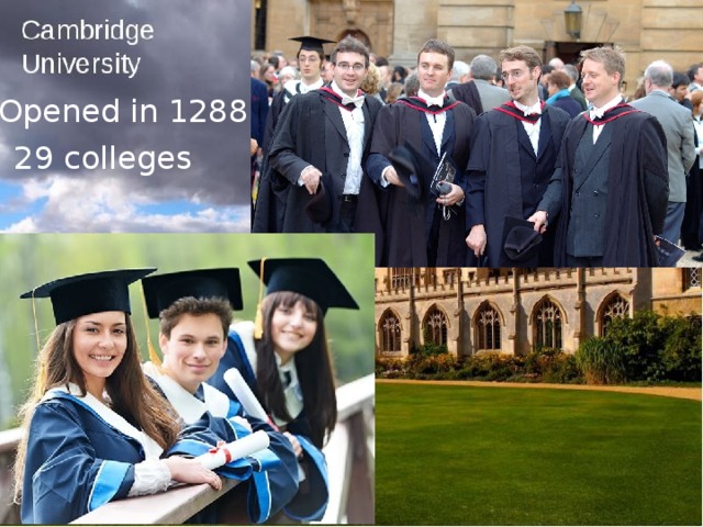 Opened in 1288 29 colleges 