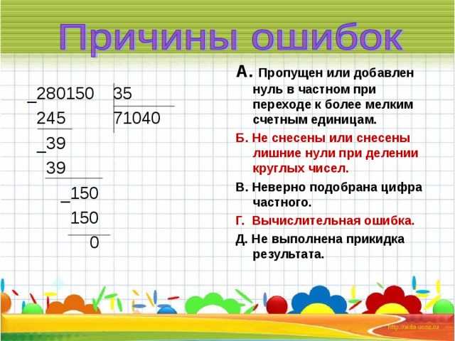 Что значит разделить число а на число б подбери частное по образцу