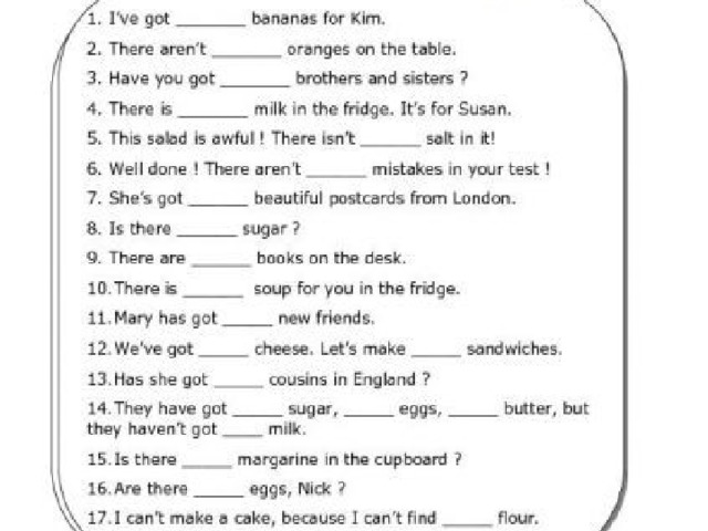 We haven t got sugar. Spotlight 3 класс do does like likes. Спотлайт 3 some any. Have got Banana. I've got some Banana/Bananas.