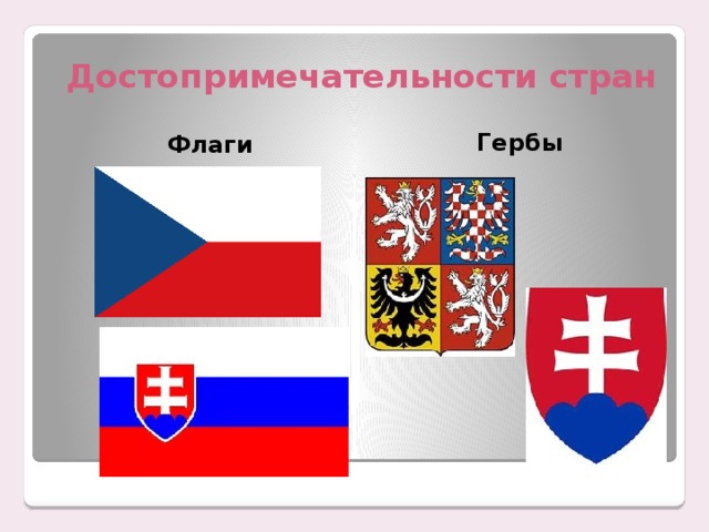 Достопримечательности стран Флаги Гербы 