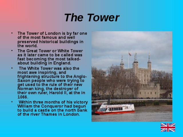 Tower of london презентация на английском языке