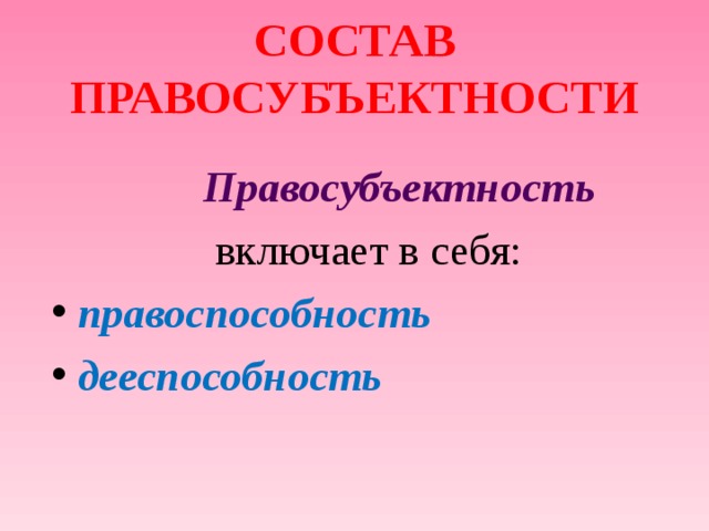 Правосубъектность картинки для презентации