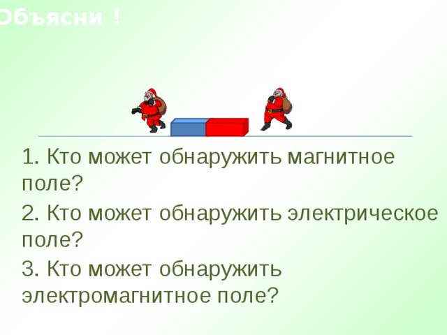 Как можно обнаружить электрическое и магнитное поле