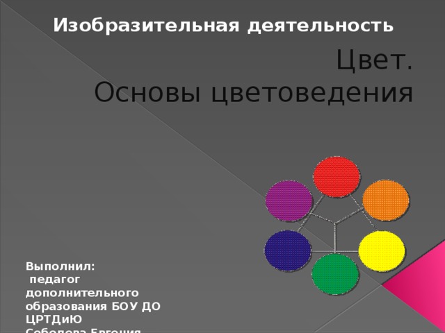 Цвет основы цветоведения 6 класс презентация