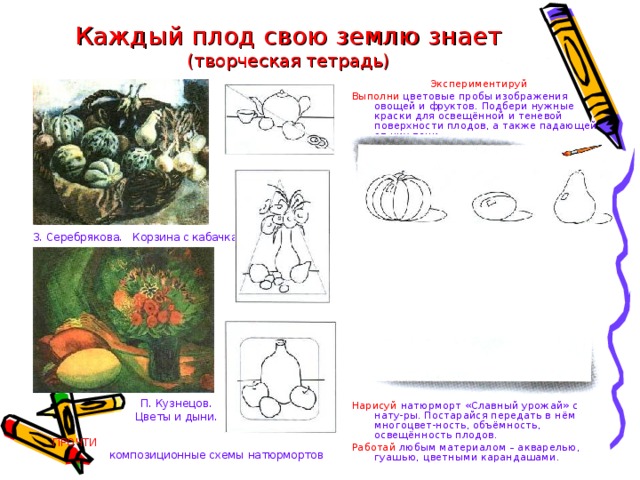 Технологическая карта урока изо 3 класс картина натюрморт