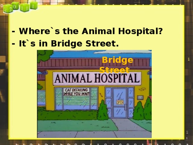 The animal hospital презентация 4 класс spotlight