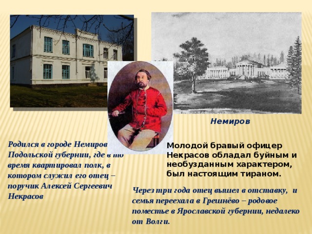 Винницкий уезд подольской губернии. Некрасов Николай Алексеевич городе Немирове Подольской губернии. Подольская Губерния Некрасов Немиров город. Дом Некрасова в Немирове Подольской губернии. Где родился н а Некрасов.