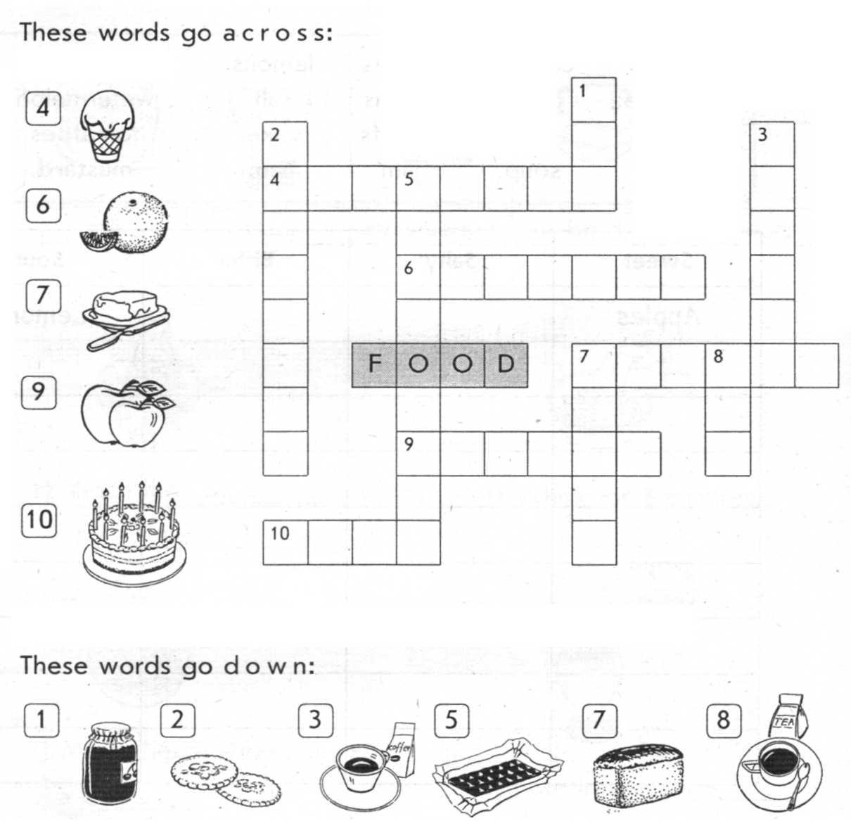 Кроссворд на английском еда. Задания по теме еда. Упражнения на тему еда. Кроссворд по теме еда на английском. Упражнения по английскому на тему еда.