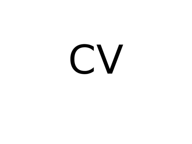 CV 