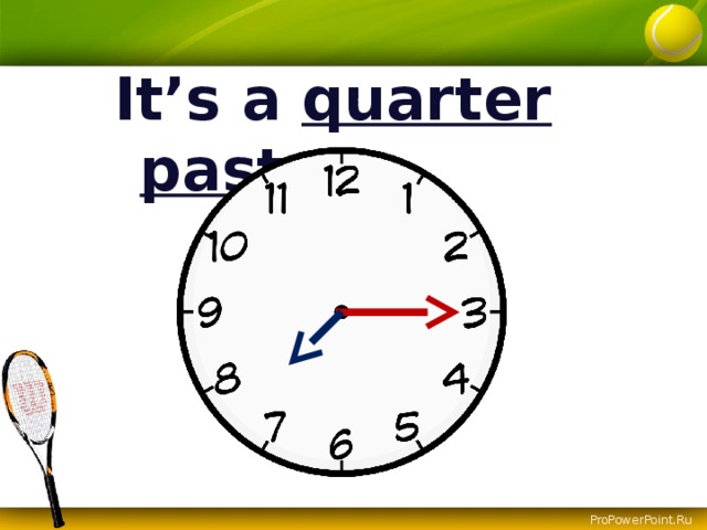 Quarter past two