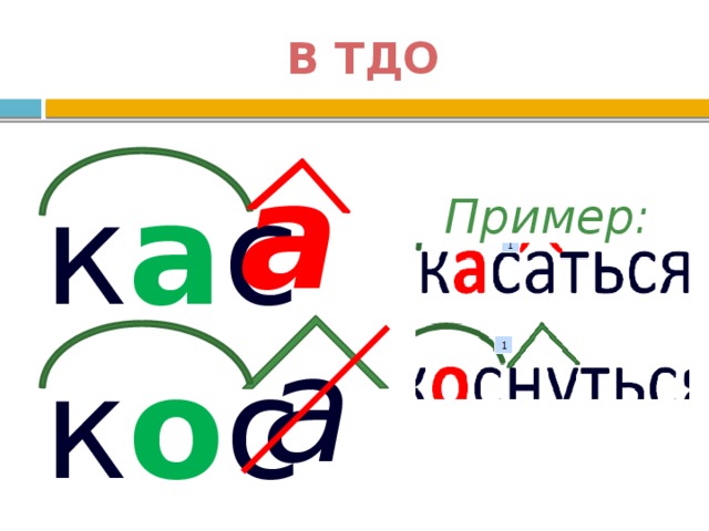 Буквы а о в корне