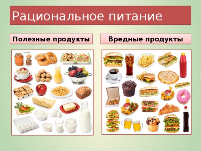 Как называется способ изображения продуктов питания. Полезные и вредные продукты. Вредная еда для дошкольников. Полезные продукты и вредные продукты. Вредная и полезная пища.