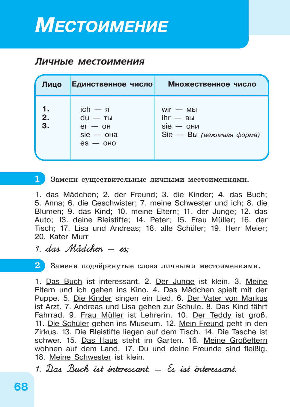 Дидактический материал по теме 