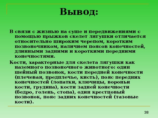 Особенности строения связанные с образом жизни