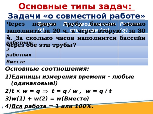 Через первую трубу бассейн можно наполнить за 30 часов а через вторую за 60