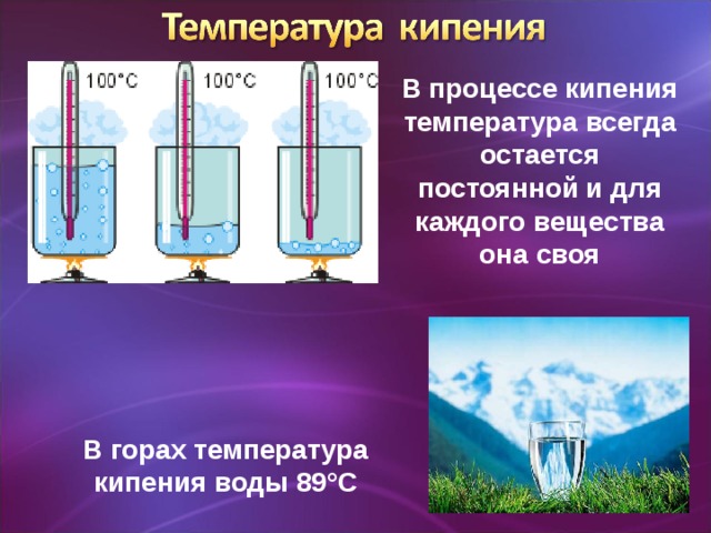 Температура кипения. Температура закипания жидкостей. Температура воды до парообразования. Зависимость давления и температуры кипения воды.