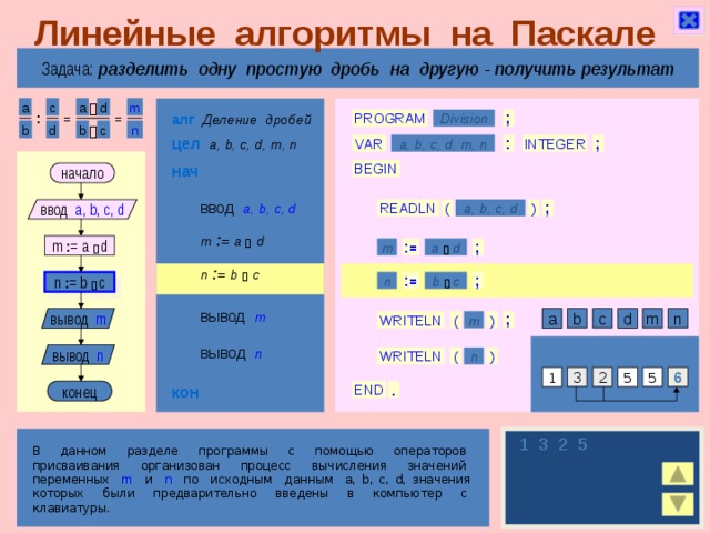 Программа на деление. Задачи на линейный алгоритм в Паскале. Программирование линейных алгоритмов Паскаль. Линейные алгоритмы Pascal задачи. Линейный алгоритм Паскаль.