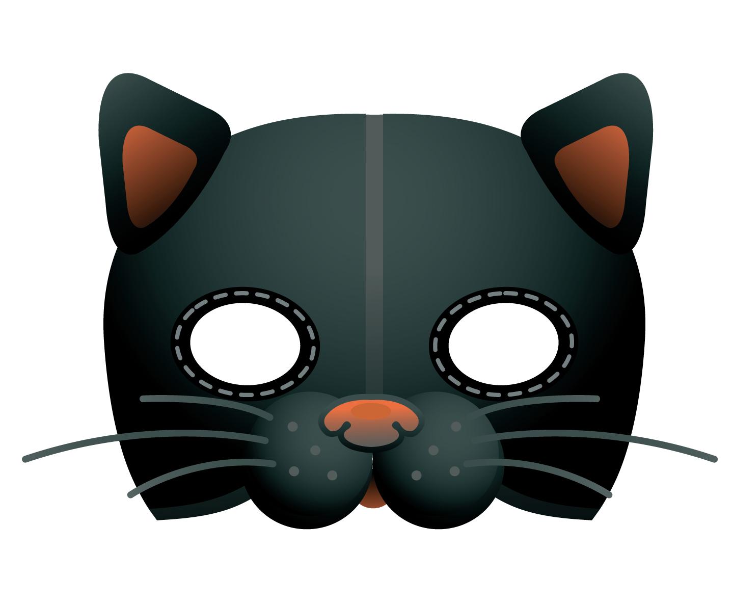 Маска кошки и хвост. Маска кота Базилио на голову. Новогодние маски. Маска кошки. Маска кота для детей.