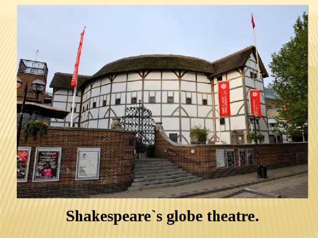 Shakespeare`s globe theatre. 